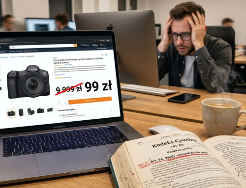 Zamiast 9 999 zł wysłałem 99 zł – czy klient może mnie zmusić do sprzedaży?